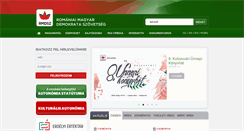 Desktop Screenshot of hataroknelkul.rmdsz.ro